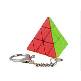 Ziina Pyraminx Cube keychain