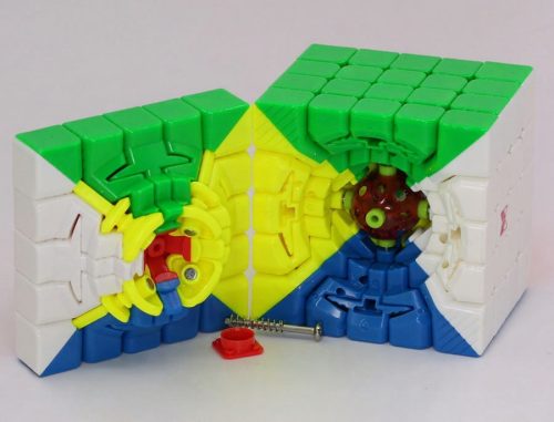 QiYi Hong Magnetic 5x5 Ball Core UV Coated